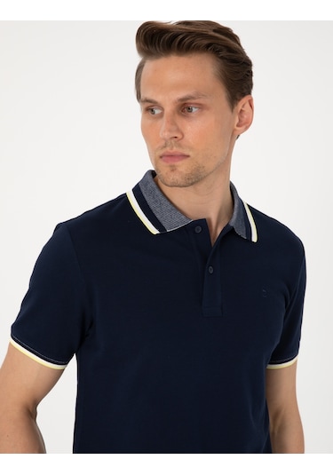 Pierre Cardin Erkek Lacivert Tişört 50310203-vr033 Lacivert