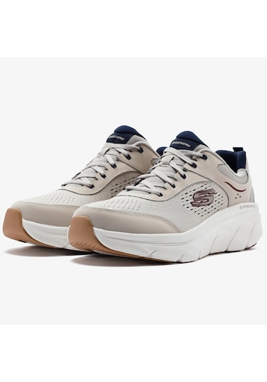 Skechers D'lux Walker 2.0 - Durven Memory Foam Mens Beige Sneaker Hafızalı Taban Kadın Günlük Spor Ayakkabı Bej