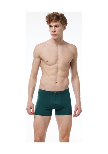 Malabadi Erkek Yeşil 5 Li Pamuk Elastan Boxer 5m074 Yeşil