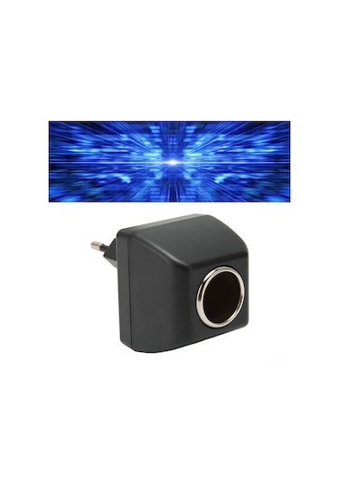 Geeroyoo 12v 1a Ev Kullanıma Uygun Oto Power Adaptörü - 100-240v Ac/dc Dönüştürücü, Led Gösterge, Abs Malzeme, Avrupa Standartı