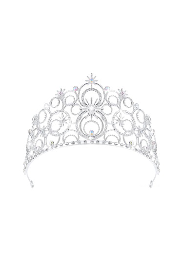Dofolink Prenses Taçlığı - Yetenekli Toprak Ve Parlak Rhine Kristalleri İle Takılmış, Düğün, Doğum Günü Ve Özel Anlar İçin Pırıl Pırıl Prenses Tığlığı E