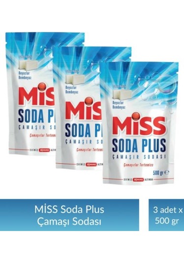 Miss Soda Plus 500 Gr X 3 Adet 12'li Set