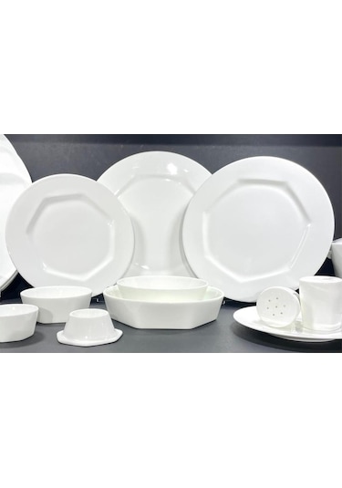 Koleksiyon Mislina Yemek Takımı Sade 122 Parça