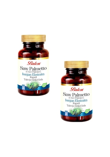 Balen Saw Palmetto Cüce Palmiye Isırgan Ekstrakti 60 Kapsül 2 Adet