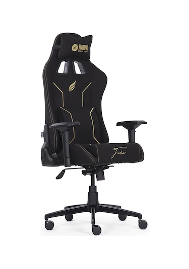Hawk Gaming Chair Fame Gold Kumaş Oyuncu Koltuğu