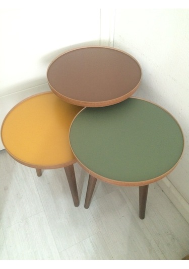 3'Lü Zigon Sehpa Tasarım - 16Mm Veya 18Mm Mdf Tabla (415037142)