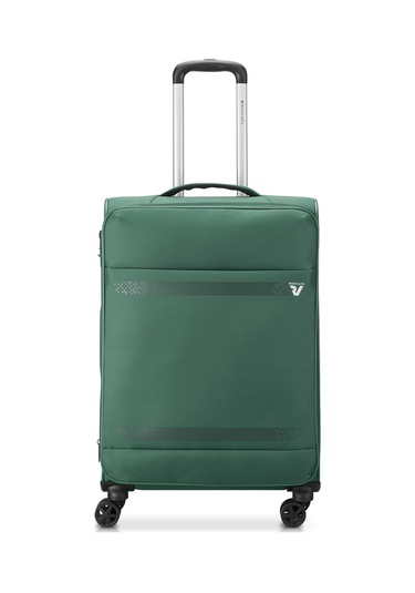 Valiz Unisex Diğer 41464287 Roncato Trolley Medıo 4r 65 Cm Exp. Jazz 4.0 Verde Bottiglia Mavi