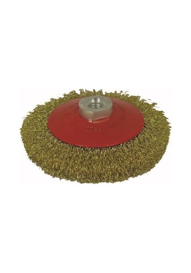Partner 03033 M14 Vidalı Sarı Telli Fırça 125 Mm