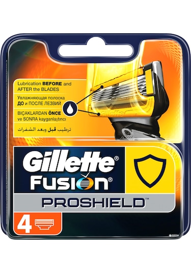 Gillette Fusion Proshield Yedek Başlık 4'lü