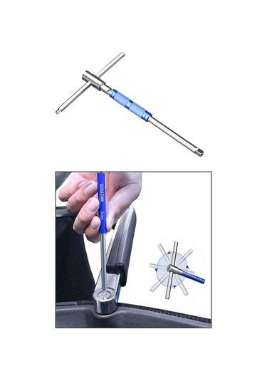 Pazly T Siz Renkli Homyl El Çok Fonksiyonlu Anahtar Altıgen Alet 6.3mm 12.5mm 10mm Çok Renkli