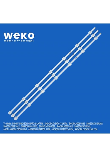 Axen Ax43dıl023/1022 43'' İnch 3 Adet Tv Led Bar