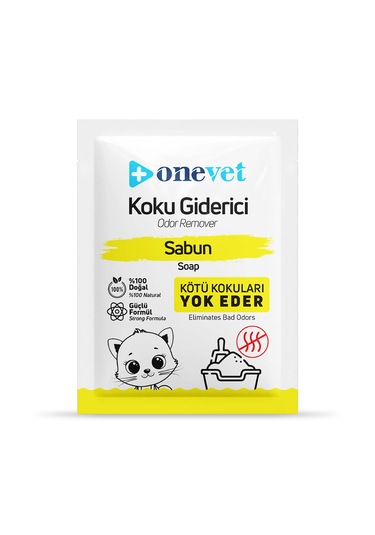 Onevet Kedi Koku Giderici Sabun Kokulu 25 Gr. 15 Adet Oc201b15