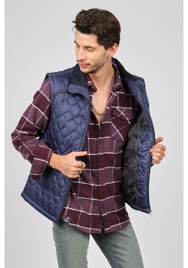 Lucas Erkek Cep Detaylı Yelek 265835 Lacivert Lacivert