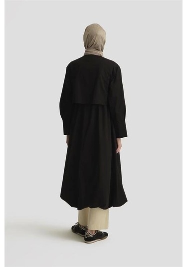 Armine Balon Etekli Pardesü 25y8205 Siyah Siyah