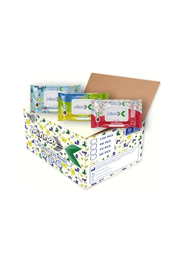 Minnax Islak Mendil 90'lı Paket 90 x 12 1080 Yaprak