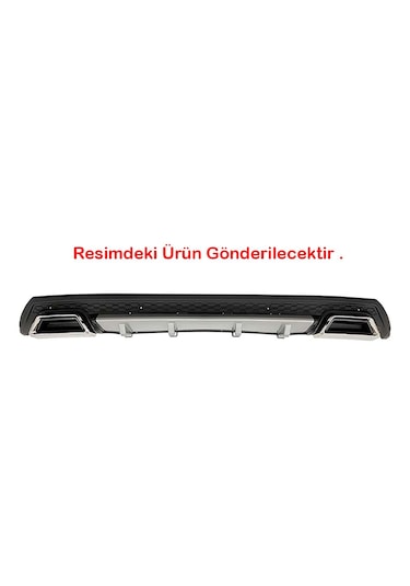 Peugeot 307 Gri Difüzör Çiftli Kare Egzoz Görünümlü D Tip Difizör