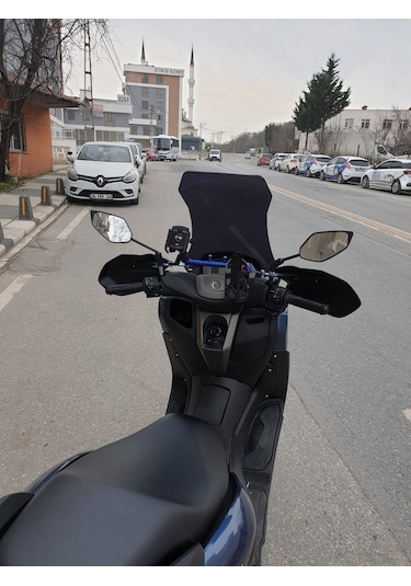 Motocam Yamaha Nmax Ön Cam 2021-2024 Model 72cm Siyah Renkli 4mm Uzun