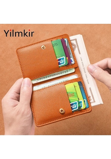 Createtech Sadelik Mini Kadın Cüzdan, Erkekler İçin, Sürücü Belgesi, Kredi Kartı, Purple Mor Mor