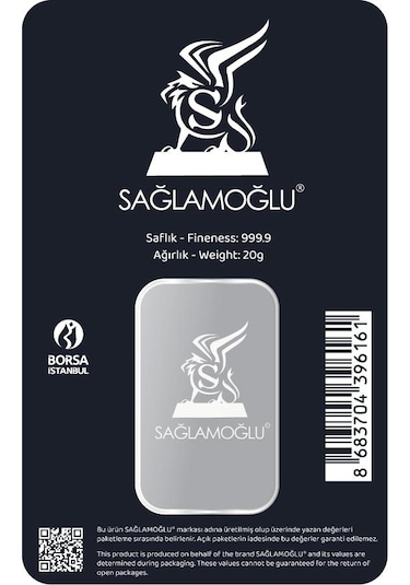 20 Gram Külçe Gümüş Sanal Kuyumculuk Sanalg20999