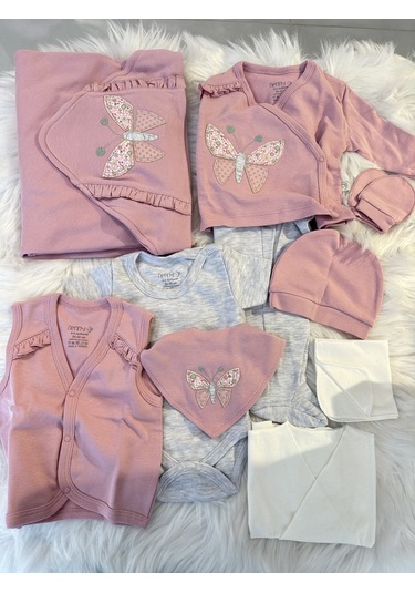 Nenny Baby Butterfly 10'lu Hastane Çıkışı Gülkurusu