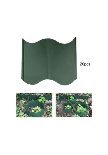 Trendooze 20x Bahçe Kenar Bordürü, Yatak Kenarı Dekoratif, Modern Tasarım