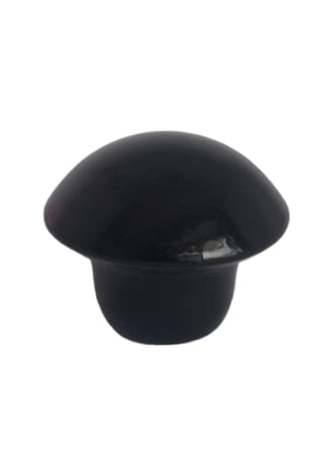 15 Adet Siyah Mantar Düğme Kulp Mobilya Çekmece Dolap Kapak Kulbu Metal Kulp Aksesuarları Vidalı