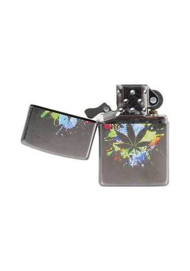 Zippo Çakmak Leaf Splat Design