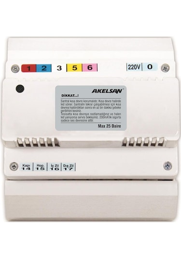 Akelsan Ak-507 Kapıcısız Çift Zilli Diafon Santrali