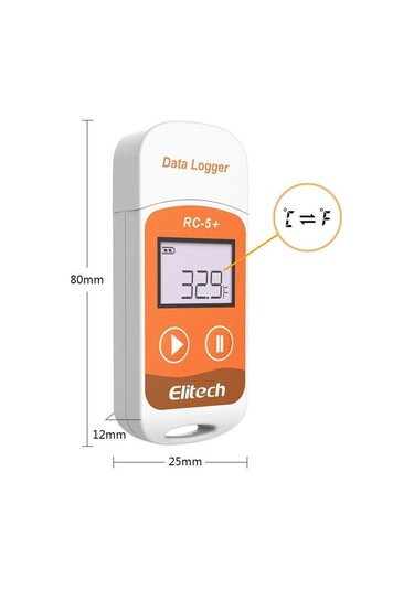 Elitech Rc-5+ Plus Sıcaklık Kayıt Cihazı Datalogger otomatik Pdf