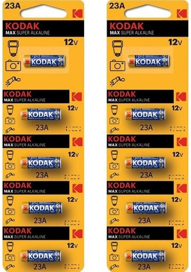 Kodak 23 A 12 Volt 2 Paket 5 li Pil