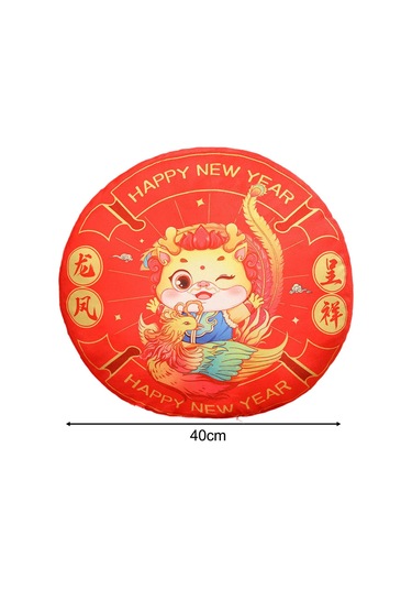 Suntek Çin Yeni Yılı Yastık Ejderha Yastık Arka Yastık