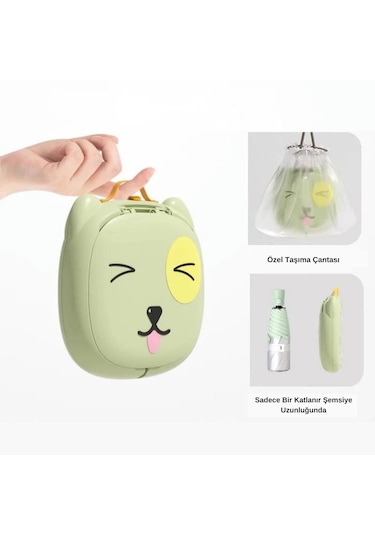 Cat Potty Katlanabilir Çocuk Tuvaleti, Çok Fonksiyonlu Taşınabilir Alıştırma Lazımlığı Yeşil