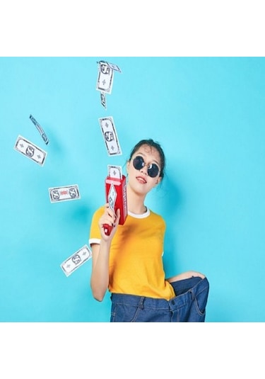 Vıp Otomatik Para Fırlatma Tabancası Yılbaşı Oyunları Yılbaşı Parti Malzemeleri Eğlenceli Tabanca