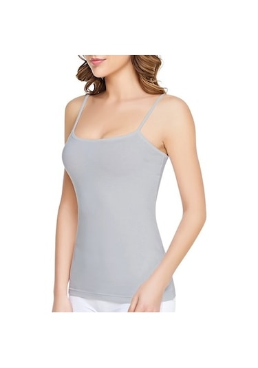 Tutku İnce İp Askılı Pamuklu Kadın Atlet 6 Adet