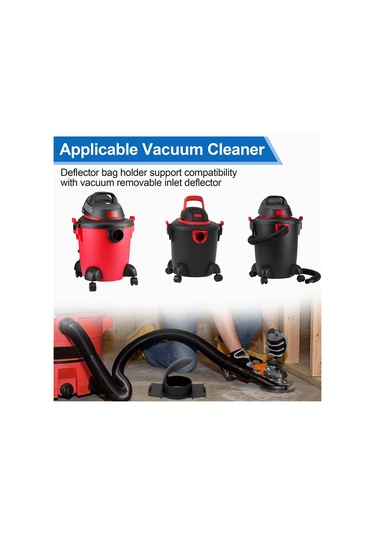 Crackedice Shop-vac Islak/kuru Vakumlar İçin Vakum Giriş Deflektör Tertibatı