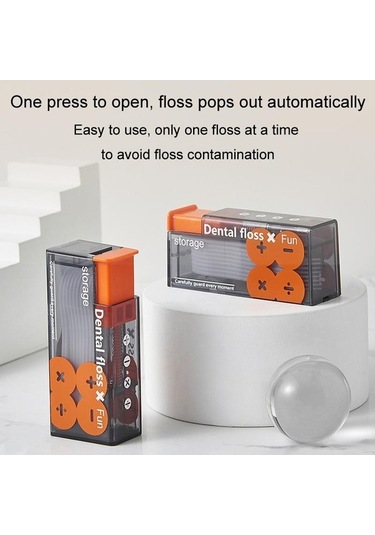 Flybuy Yeşil Tek Taşınabilir Otomatik Kutusu Kullanımlık Ipi Ipi Ipi Dispenseri Diş Diş Çıkarma Adet 10 Cy