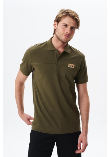 Arma Erkek Regular Fit Basic % 100 Pamuk Pike Polo Yaka Tişört Y29374355402 Haki