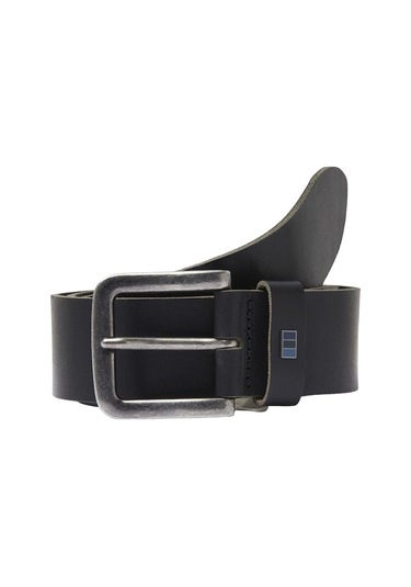 Jack & Jones Jacflag Leather Belt 4 Cm Noos Erkek Kemer-29718 Siyah