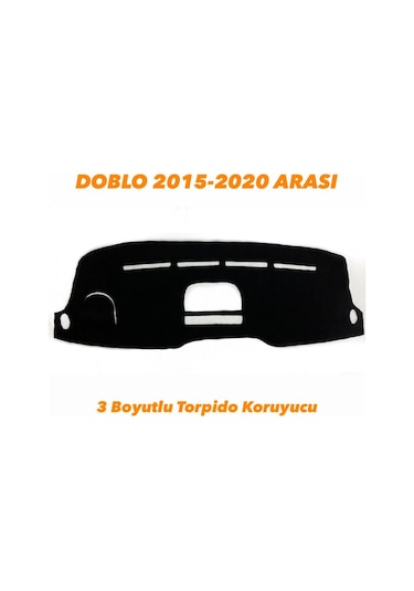 Doblo 2015-2020 Arası 3 Boyutlu Vip Deri Torpido Örtüsü