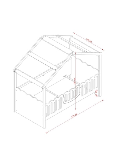 Meltem Kids Fiona Montessori Çocuk Odası Karyola 100x200 Cm