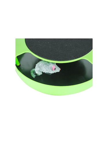 Sones Evcil Hayvan Malzemeleri Kedi Plastik Fareyi Yakala İnteraktif Döner Tabla Evcil Hayvan Oyuncakları