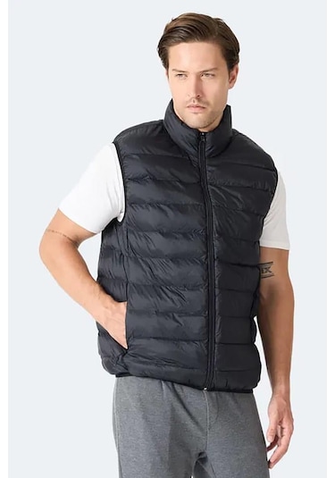 Slazenger Barros Erkek Şişme Yelek Siyah Siyah