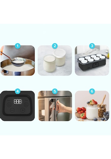 Mioji Mio YM8 Probiyotik Yoğurt & Kefir Yapma Makinesi