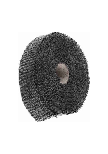 Xiyyadms 5m Uzunlukta Siyah Cam Elmas Izolasyon Bezi - Motosiklet Ve Araç Egzos Boruları İçin Yüksek Sicaklık Dayanıklı Isı Engelleyici