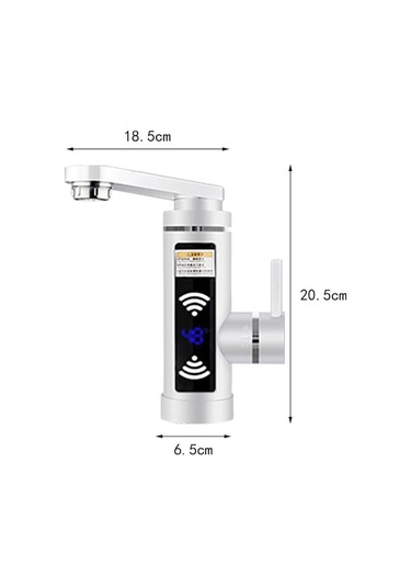 Maoyaya Suntek Otel Bar Rv Gümüş İçin Elektrikli Musluk Tankless, Gümüş Kaplama .