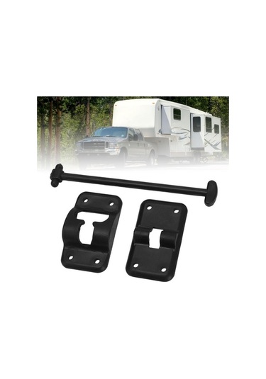 Dancemonkey Tutucu Tarzı Takım T Siyah Römork Kilit Kapısı Kamp Inç Giriş Braketi Abs 6 4