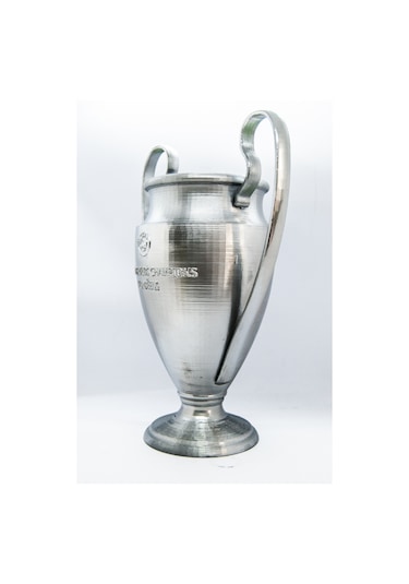 Uefa Şampiyonlar Ligi Kupası Kaliteli Metalik Kaplama 20 Cm Hediyelik Dekoratif Kupa