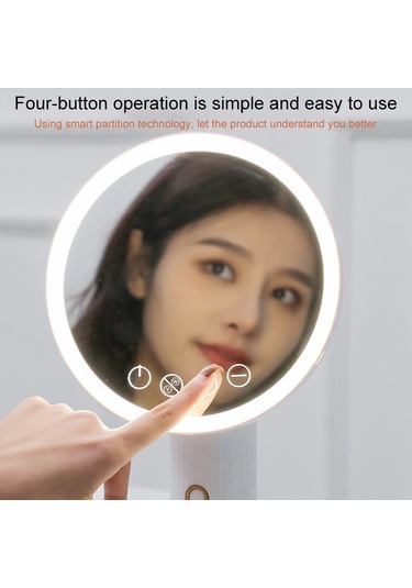 Sones Akıllı Led Masaüstü Makyaj Aynası Dolgu Işığı, Üç Işık Rengi Yeşil