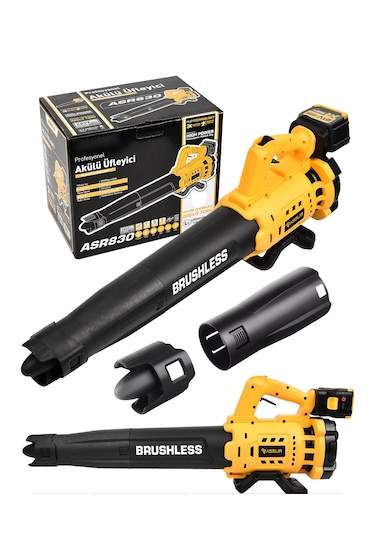 Assur ASR830 21V Çift Akü 2800 Rpm Hava Üfleme Sarı