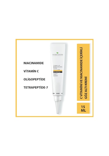 Herbaderm Torba ve Morluklara Karşı Göz Altı Kremi 15 ML